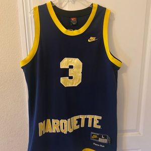 Dwayne Wade Marquette Nike Jersey - size Large